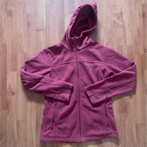 Maroon Columbia Fleece - Picture 1 of 3